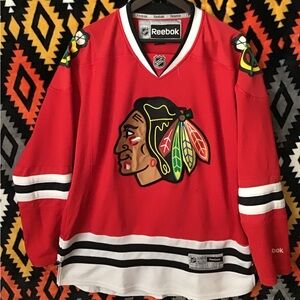 Vintage Reebok Chicago Blackhawks Hockey Jersey L